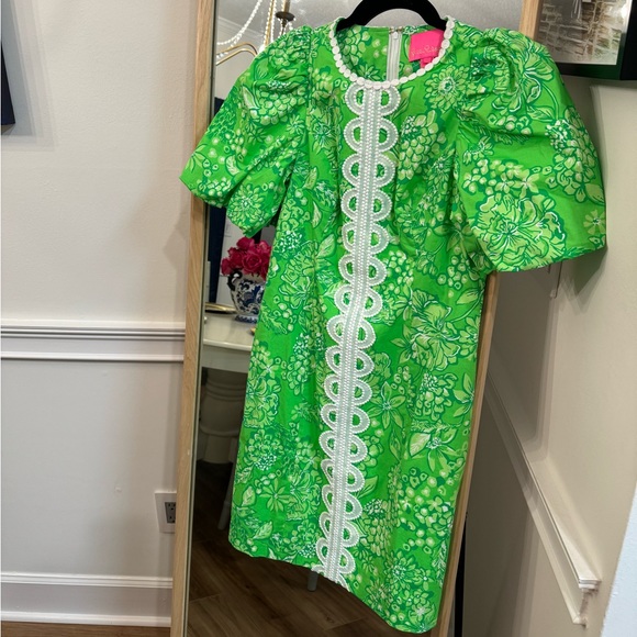 NWT Lilly Pulitzer Green Dress - Picture 2 of 4